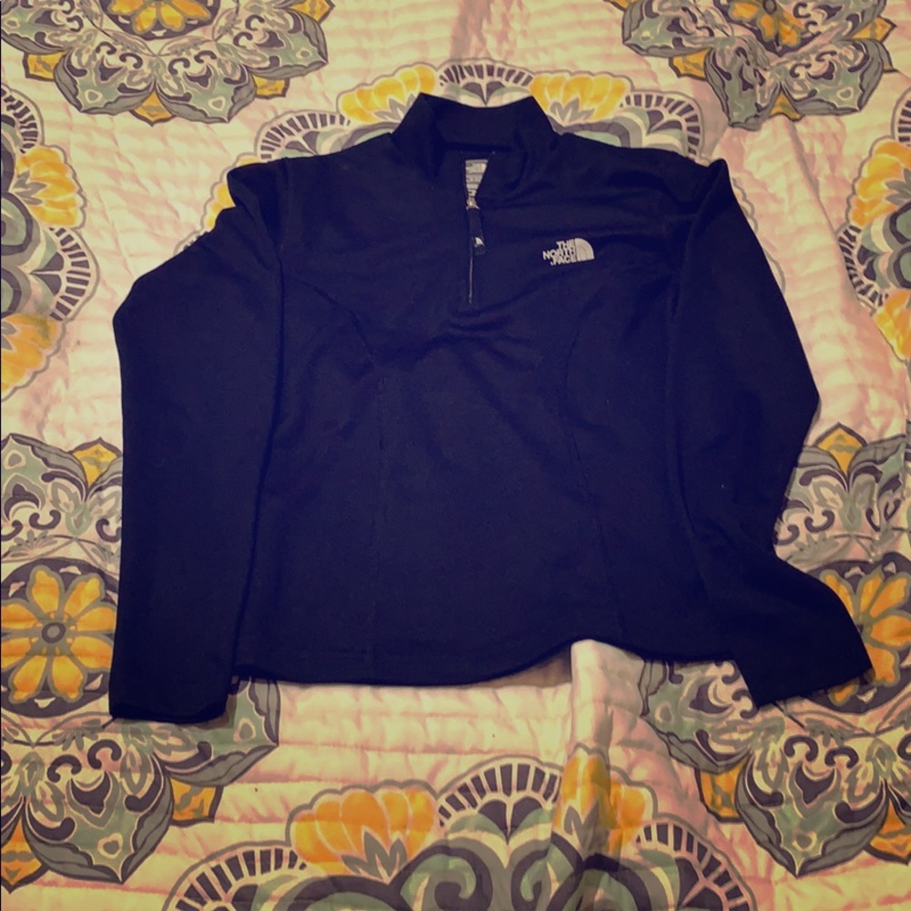 1/4 zip up shit that is very thin